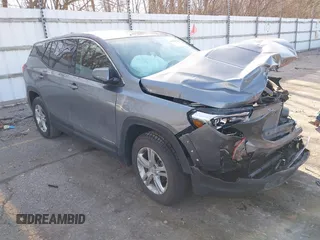 2020 GMC Terrain SLE with VIN 3GKALMEV3LL174261, listed as a IAAI auction lot 41797297 with 75,094 mi miles and . Bid and sale history available at carsss.com. Image 1.