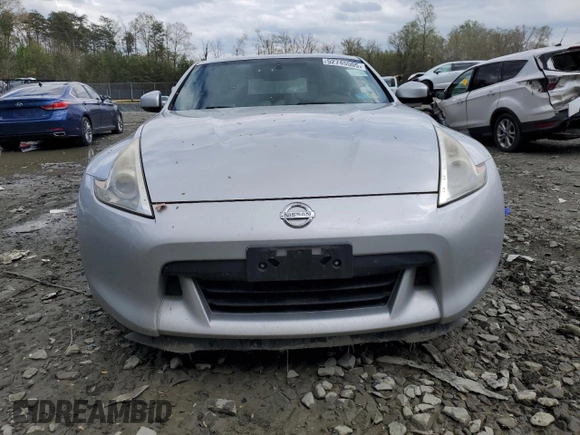 2010 Nissan 370Z with VIN JN1AZ4EH6AM505621, listed as a Copart auction lot 52745505 with 107,660 mi miles and Salvage Title. Bid and sale history available at carsss.com. Image 5.