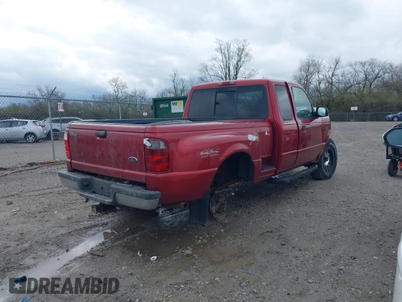 2002 Ford Ranger XL Fleet with VIN 1FTZR45E12TA27492, listed as a IAAI auction lot 41940978 with 161,408 mi miles. Bid and sale history available at carsss.com. Image 4.