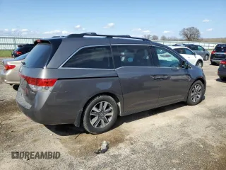 2017 Honda Odyssey Touring with VIN 5FNRL5H91HB013660, listed as a Copart auction lot 54246815 with 79,501 mi miles and Clean title. Bid and sale history available at DreamBid. Image 3.