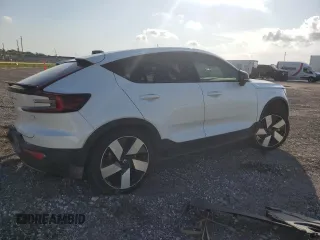 2023 Volvo C40 Recharge Pure Electric Ultimate with VIN YV4ED3GM0P2048887, listed as a Copart auction lot 63490724 with 23,045 mi miles and Salvage Title. Bid and sale history available at carsss.com. Image 3.