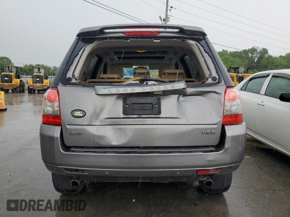 2008 Land Rover LR2 HSE with VIN SALFR24N38H062077, listed as a Copart auction lot 54523575 with Not provided miles and Salvage title. Bid and sale history available at DreamBid. Image 6.
