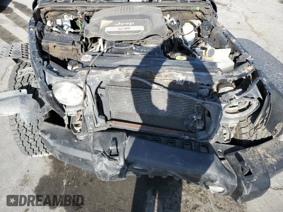 2018 Jeep Wrangler Unlimited Sport with VIN 1C4BJWDG4JL882001, listed as a Copart auction lot 51965055 with 132,836 mi miles and Salvage Title. Bid and sale history available at DreamBid. Image 12.