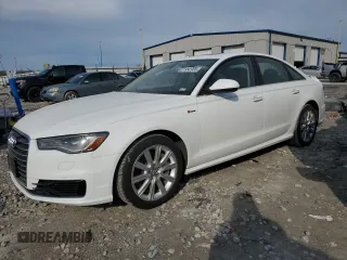 2016 Audi A6 Premium Plus with VIN WAUFGAFC7GN005199, listed as a Copart auction lot 51992905 with 87,535 mi miles and Salvage Title. Bid and sale history available at DreamBid. Image 1.