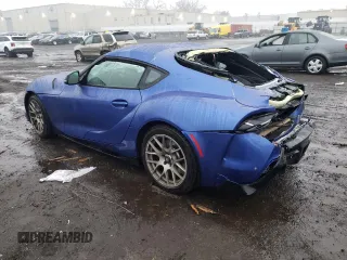 2023 Toyota GR Supra 3.0 with VIN WZ1DB0G0XPW056246, listed as a Copart auction lot 86441354 with 0 mi miles and Salvage Title. Bid and sale history available at carsss.com. Image 2.