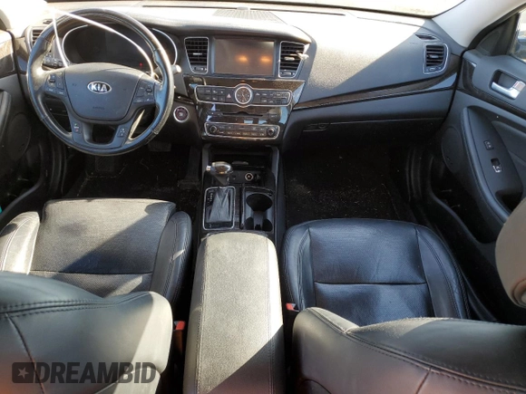 2014 Kia Cadenza Premium with VIN KNALN4D78E5151091, listed as a Copart auction lot 81319124 with 195,203 mi miles and Salvage Title. Bid and sale history available at carsss.com. Image 8.
