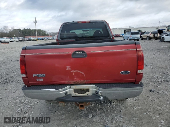 2001 Ford F-150 XL with VIN 1FTRX18LX1NA30442, listed as a Copart auction lot 43193085 with 0 mi miles and Salvage Title. Bid and sale history available at carsss.com. Image 6.