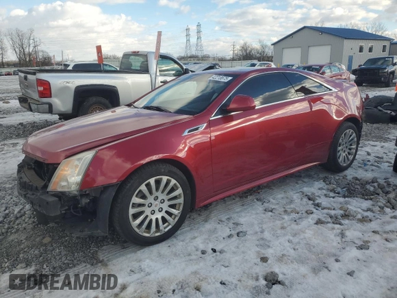 2013 Cadillac CTS Coupe Performance with VIN 1G6DL1E36D0111131, listed as a Copart auction lot 42218675 with 163,949 mi miles and Salvage Title. Bid and sale history available at carsss.com. Image 1.