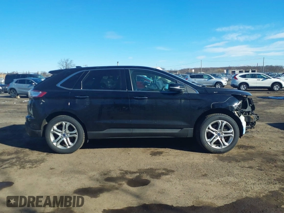 2018 Ford Edge Titanium with VIN 2FMPK4K85JBC24363, listed as a IAAI auction lot 41597055 with 46,451 mi miles. Bid and sale history available at carsss.com. Image 14.