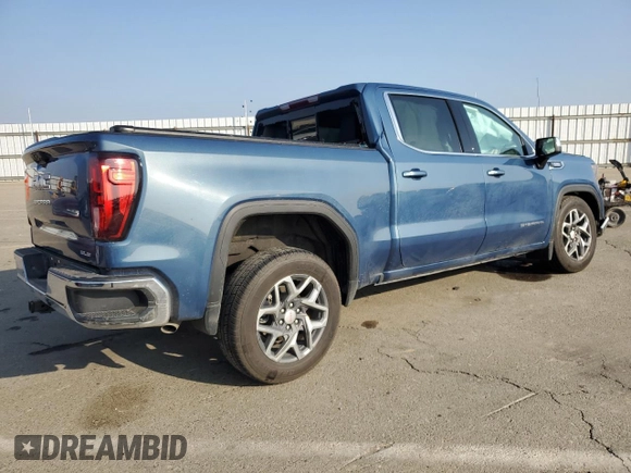 2024 GMC Sierra 1500 with VIN 1GTPHBE88RZ149430, listed as a Copart auction lot 83250124 with 33,092 mi miles and Salvage Title. Bid and sale history available at DreamBid. Image 3.
