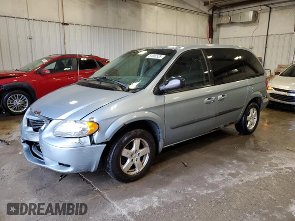 2006 Dodge Caravan SXT with VIN 1D4GP45R86B535635, listed as a Copart auction lot 51806535 with 142,585 mi miles and Non Repairable. Bid and sale history available at carsss.com. Image 1.