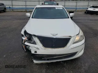 2012 Hyundai Genesis 5.0L with VIN KMHGC4DH4CU189533, listed as a Copart auction lot 80020614 with 206,657 mi miles and Salvage Title. Bid and sale history available at carsss.com. Image 5.