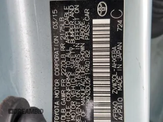 2015 Toyota Prius Four with VIN JTDKN3DU2F1940182, listed as a Copart auction lot 51904005 with 243,176 mi miles and Salvage Title. Bid and sale history available at carsss.com. Image 12.