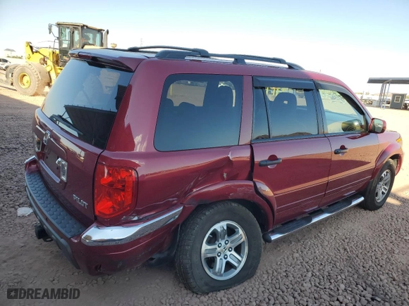 2005 Honda Pilot EX-L with NAVI with VIN 2HKYF18775H510784, listed as a Copart auction lot 84649424 with 152,273 mi miles and Salvage Title. Bid and sale history available at carsss.com. Image 3.
