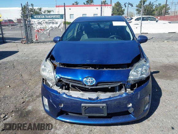2011 Toyota Prius I with VIN JTDKN3DU8B0259962, listed as a IAAI auction lot 41851859 with 314,714 mi miles. Bid and sale history available at carsss.com. Image 12.