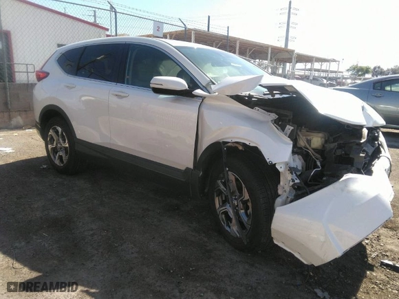 2019 Honda CR-V EX with VIN 5J6RW1H58KA026137, listed as a IAAI auction lot 33308036 with 1 mi miles. Bid and sale history available at carsss.com. Image 1.