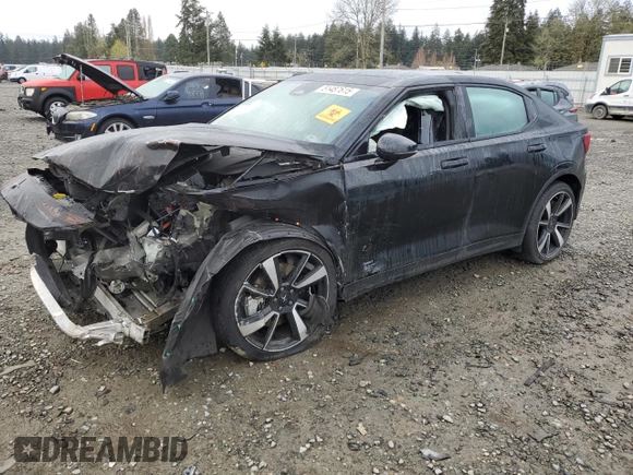2021 Polestar 2 Launch Edition z VIN LPSED3KA7ML019076, wystawiony jako Copart lot #51487615 z przebiegiem Nie podano mil oraz Szkoda całkowita • Salvage title. Historia ofert i sprzedaży dostępna na DreamBid. Obrazek 1.