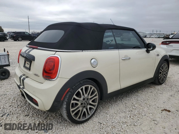 2017 MINI Convertible Cooper S z VIN WMWWG9C52H3C22972, wystawiony jako Copart lot #87302554 z przebiegiem 83 123 mil mil oraz Szkoda całkowita • Salvage title. Historia ofert i sprzedaży dostępna na DreamBid. Obrazek 3.