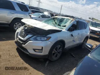 2018 Nissan Rogue SV with VIN 5N1AT2MV1JC808477, listed as a Copart auction lot 50964935 with 105,824 mi miles and Salvage Title. Bid and sale history available at carsss.com. Image 1.
