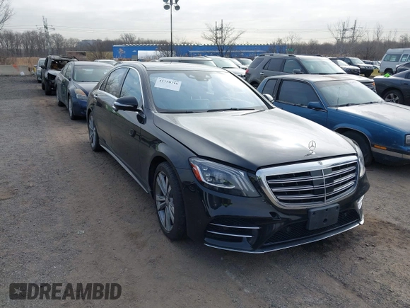 2019 Mercedes-Benz S 560 with VIN WDDUG8GB1KA430335, listed as a IAAI auction lot 41750716 with 32,468 mi miles and . Bid and sale history available at DreamBid. Image 1.