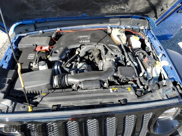 2021 Jeep Wrangler Sport S with VIN 1C4GJXAG2MW819658, listed as a Copart auction lot 43348205 with 27,169 mi miles and Salvage Title. Bid and sale history available at DreamBid. Image 13.