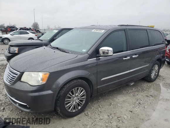 2015 Chrysler Town & Country Touring-L with VIN 2C4RC1CG4FR506913, listed as a Copart auction lot 82864954 with 104,778 mi miles and Salvage Title. Bid and sale history available at carsss.com. Image 1.