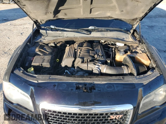 2012 Chrysler 300 SRT8 with VIN 2C3CCAFJ0CH800893, listed as a Copart auction lot 88352515 with 143,381 mi miles and Salvage Title. Bid and sale history available at carsss.com. Image 13.