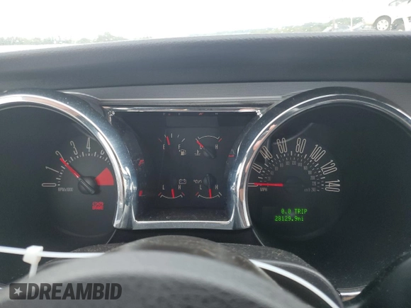 2009 Ford Mustang GT with VIN 1ZVHT85H795103954, listed as a Copart auction lot 73303774 with 28,129 mi miles and Salvage title. Bid and sale history available at DreamBid. Image 9.