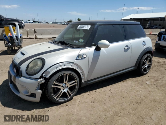 2010 MINI Hardtop S with VIN WMWMF7C53ATZ71927, listed as a Copart auction lot 60350125 with 110,385 mi miles and Clean title. Bid and sale history available at DreamBid. Image 1.