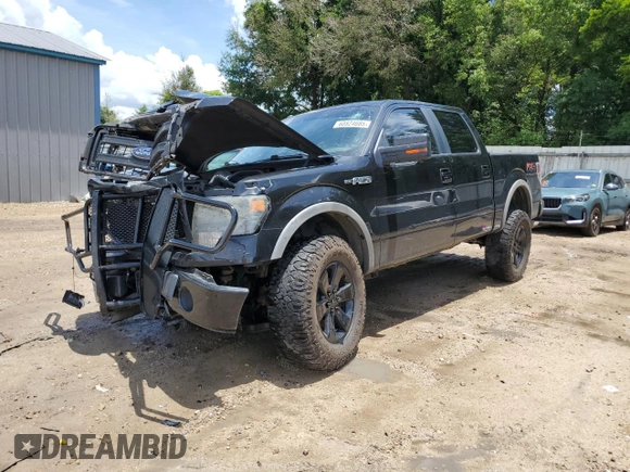 2014 Ford F-150 XL with VIN 1FTFW1EF7EFA05843, listed as a Copart auction lot 60824685 with 170,071 mi miles and Salvage title. Bid and sale history available at DreamBid. Image 1.