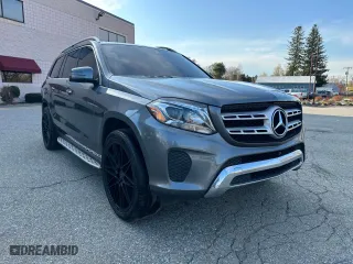 2018 Mercedes-Benz GLS with VIN 4JGDF6EE2JB005743, listed as a Copart auction lot 54836755 with 148,583 mi miles and Clean Title. Bid and sale history available at carsss.com. Image 1.