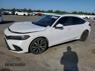 2023 Honda Civic EX-L with VIN 19XFL1H72PE000656, listed as a Copart auction lot 56169405 with 56,043 mi miles and Salvage title. Bid and sale history available at DreamBid. Image 1.