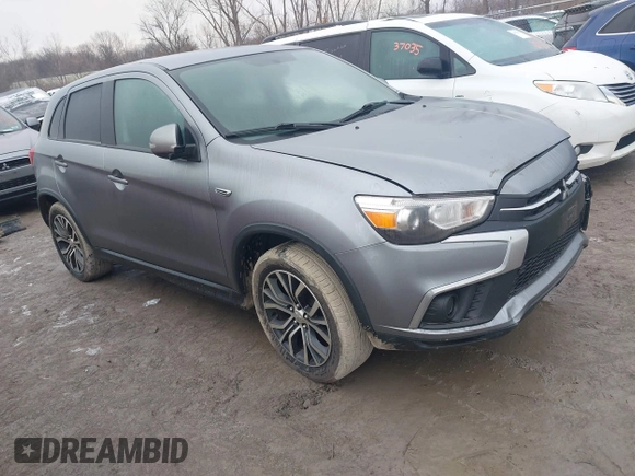 2018 Mitsubishi Outlander Sport ES 2.0 with VIN JA4AR3AU4JZ017680, listed as a IAAI auction lot 41652611 with 116,677 mi miles. Bid and sale history available at carsss.com. Image 1.