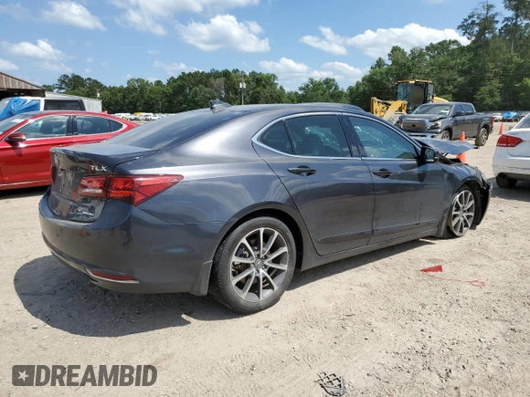2016 Acura TLX Advance z VIN 19UUB3F72GA002985, wystawiony jako Copart lot #57252255 z przebiegiem 117 218 mil mil oraz Szkoda całkowita • Salvage title. Historia ofert i sprzedaży dostępna na DreamBid. Obrazek 3.