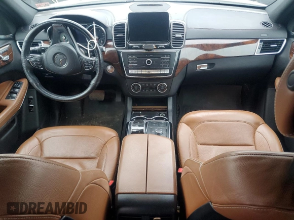 2019 Mercedes-Benz GLS 550 with VIN 4JGDF7DE0KB222488, listed as a Copart auction lot 44737695 with 86,977 mi miles and Salvage title. Bid and sale history available at DreamBid. Image 8.