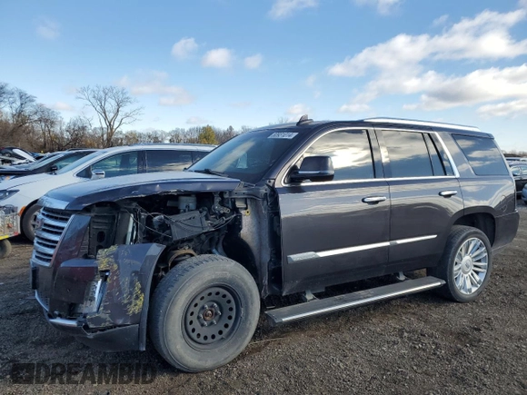 2015 Cadillac Escalade Platinum z VIN 1GYS4PKJ9FR643540, wystawiony jako Copart lot #80931014 z przebiegiem 156 820 mil mil oraz Szkoda całkowita • Salvage title. Historia ofert i sprzedaży dostępna na DreamBid. Obrazek 1.