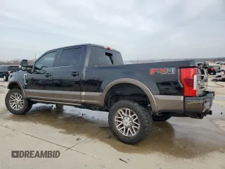2017 Ford Super Duty F-250 SRW Lariat with VIN 1FT7W2BTXHEC19787, listed as a Copart auction lot 44925605 with 143,552 mi miles and Salvage Title. Bid and sale history available at carsss.com. Image 2.