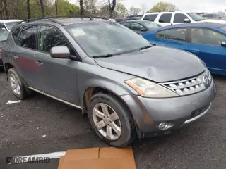 2006 Nissan Murano SL with VIN JN8AZ08TX6W409710, listed as a IAAI auction lot 41899720 with 182,303 mi miles. Bid and sale history available at carsss.com. Image 1.