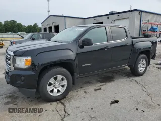 2018 GMC Canyon 4WD All Terrain with VIN 1GTG6CEN3J1263209, listed as a Copart auction lot 59503055 with 140,707 mi miles and Salvage title. Bid and sale history available at DreamBid. Image 1.