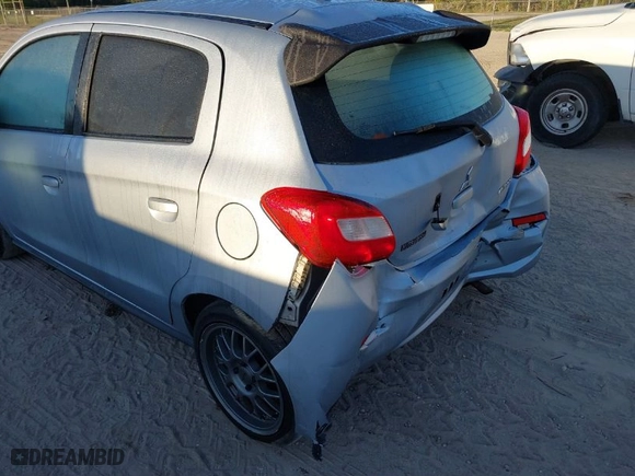 2018 Mitsubishi Mirage ES with VIN ML32A3HJ0JH001076, listed as a IAAI auction lot 41789085 with 73,698 mi miles. Bid and sale history available at carsss.com. Image 18.