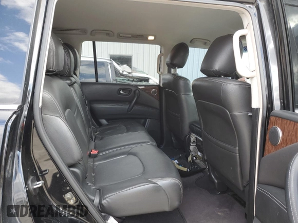 2017 Nissan Armada SV with VIN JN8AY2ND5H9007347, listed as a Copart auction lot 47767925 with 186,540 mi miles and Salvage Title. Bid and sale history available at carsss.com. Image 11.
