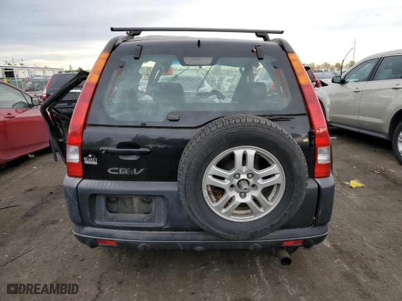 2003 Honda CR-V EX with VIN JHLRD77813C047446, listed as a Copart auction lot 81651614 with 0 mi miles and Salvage Title. Bid and sale history available at carsss.com. Image 6.