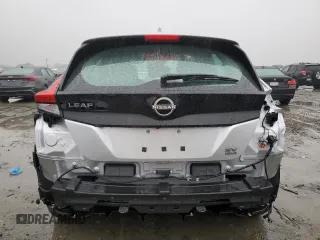 2025 Nissan LEAF SV Plus with VIN 1N4CZ1CV1SC558995, listed as a Copart auction lot 41471515 with 361 mi miles and Salvage Title. Bid and sale history available at carsss.com. Image 6.