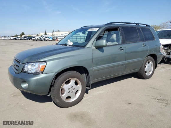 2004 Toyota Highlander with VIN JTEEP21A540017639, listed as a Copart auction lot 46434515 with 165,469 mi miles and Salvage Title. Bid and sale history available at carsss.com. Image 1.