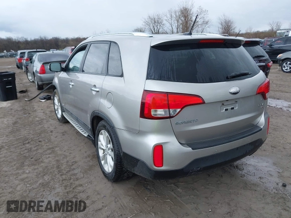 2014 Kia Sorento EX with VIN 5XYKUDA71EG456929, listed as a IAAI auction lot 42012720 with 128,557 mi miles. Bid and sale history available at carsss.com. Image 3.