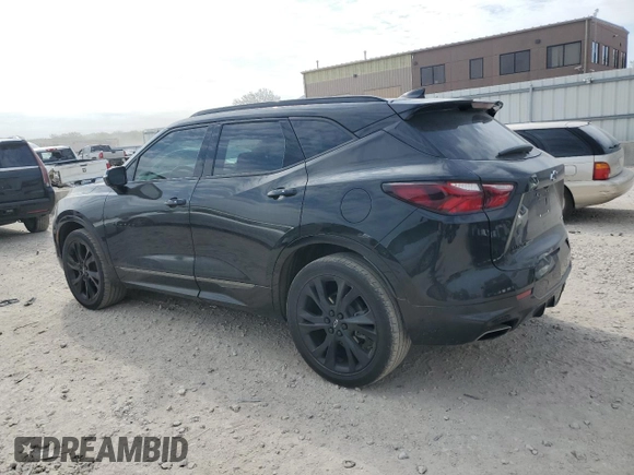 2022 Chevrolet Blazer RS с VIN 3GNKBERS8NS218666, выставлен на аукционе Copart как лот 52580525 с пробегом 43 289 миль миль и Списание • Salvage title. История ставок и продаж доступна на DreamBid. Изображение 2.