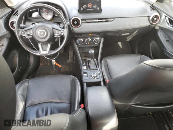 2019 Mazda CX-3 Grand Touring with VIN JM1DKFD79K0431879, listed as a Copart auction lot 43578135 with 100,860 mi miles and Salvage Title. Bid and sale history available at carsss.com. Image 8.