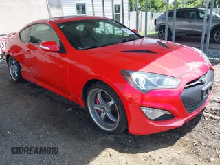 2013 Hyundai Genesis Coupe R-Spec with VIN KMHHU6KJ2DU081268, listed as a IAAI auction lot 42469564 with 63,989 mi miles and . Bid and sale history available at DreamBid. Image 1.