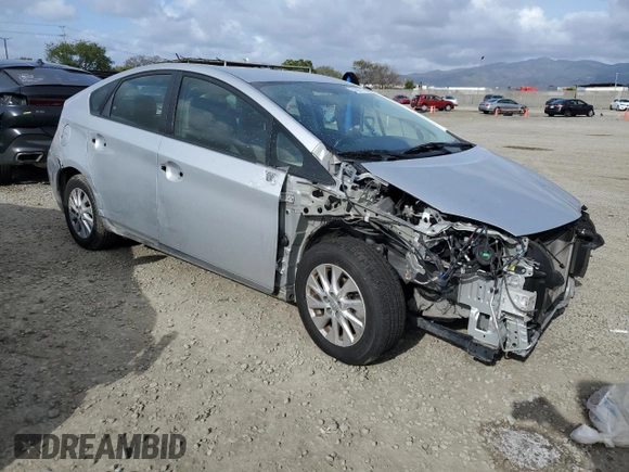 2015 Toyota Prius Advanced z VIN JTDKN3DPXF3073614, wystawiony jako Copart lot #51087115 z przebiegiem 128 135 mil mil oraz Szkoda całkowita • Salvage title. Historia ofert i sprzedaży dostępna na DreamBid. Obrazek 4.
