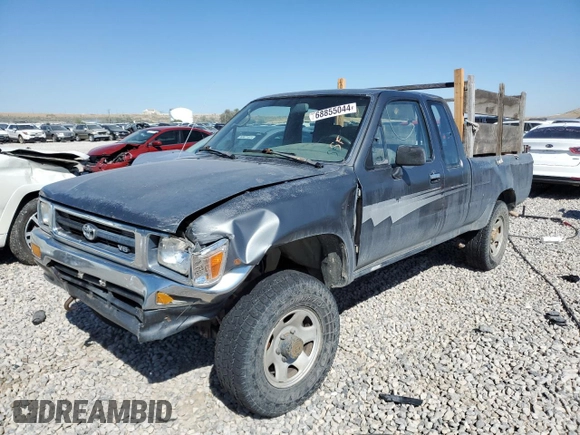 1992 Toyota Pickup DLX z VIN JT4VN13D5N5098643, wystawiony jako Copart lot #68855044 z przebiegiem 211 275 mil mil oraz Szkoda całkowita • Salvage title. Historia ofert i sprzedaży dostępna na DreamBid. Obrazek 1.